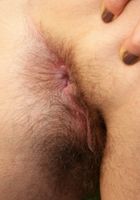 Katie is outside on a towel and spreading., Katie Zucchini (kat226) ATK Natural & Hairy: Katie Zucchini (Katie is outside on a towel and spreading.)