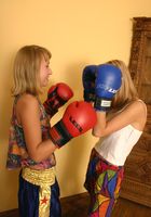Marina and Maria duke it out in this boxing set but make up and kiss, Marina (mar198) ATK Archives: Marina (Marina and Maria duke it out in this boxing set but make up and kiss)
